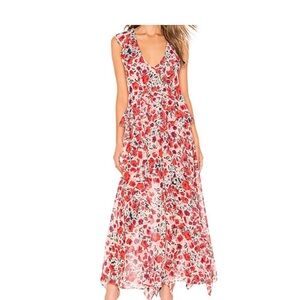 Misa Los Angles Floral Print Dress